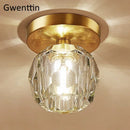 Modern crystal ceiling light for elegant interior decoration