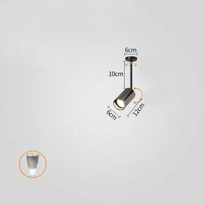 Pole-mounted spotlight for shops and nail salons - vue 13 sur 21