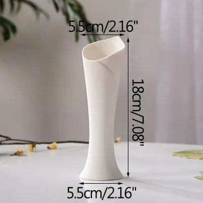 modern ceramic vase for dried flowers handmade decoration - vue 12 sur 12