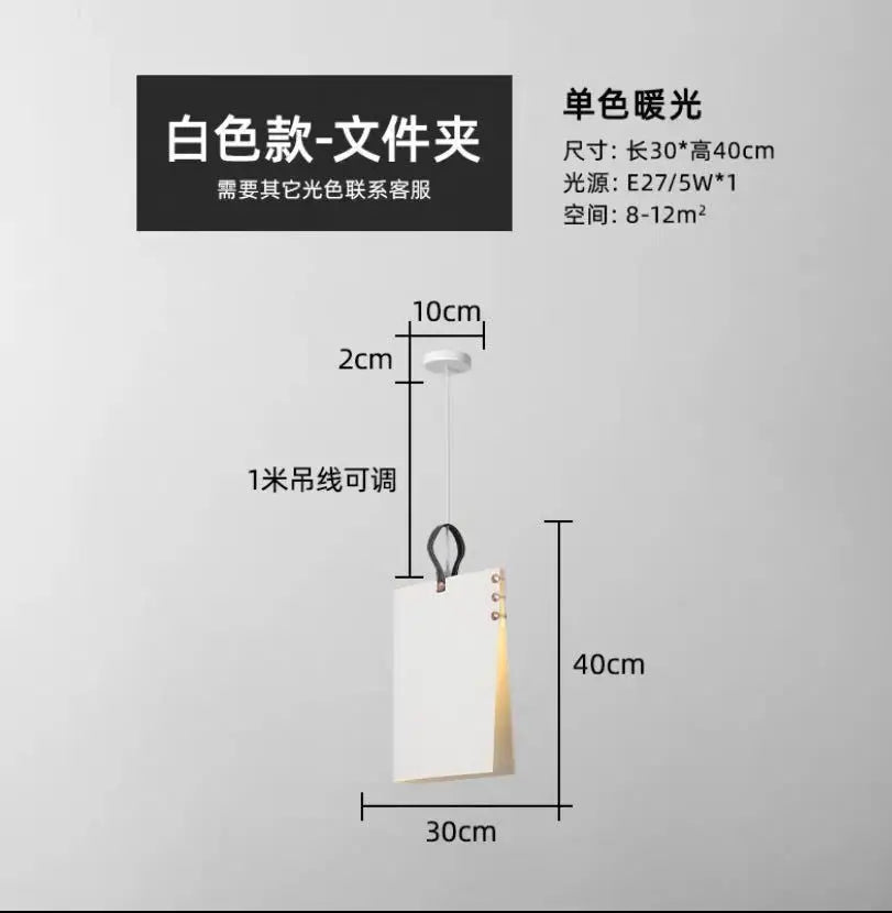Creative pendant light for restaurant and bar decor