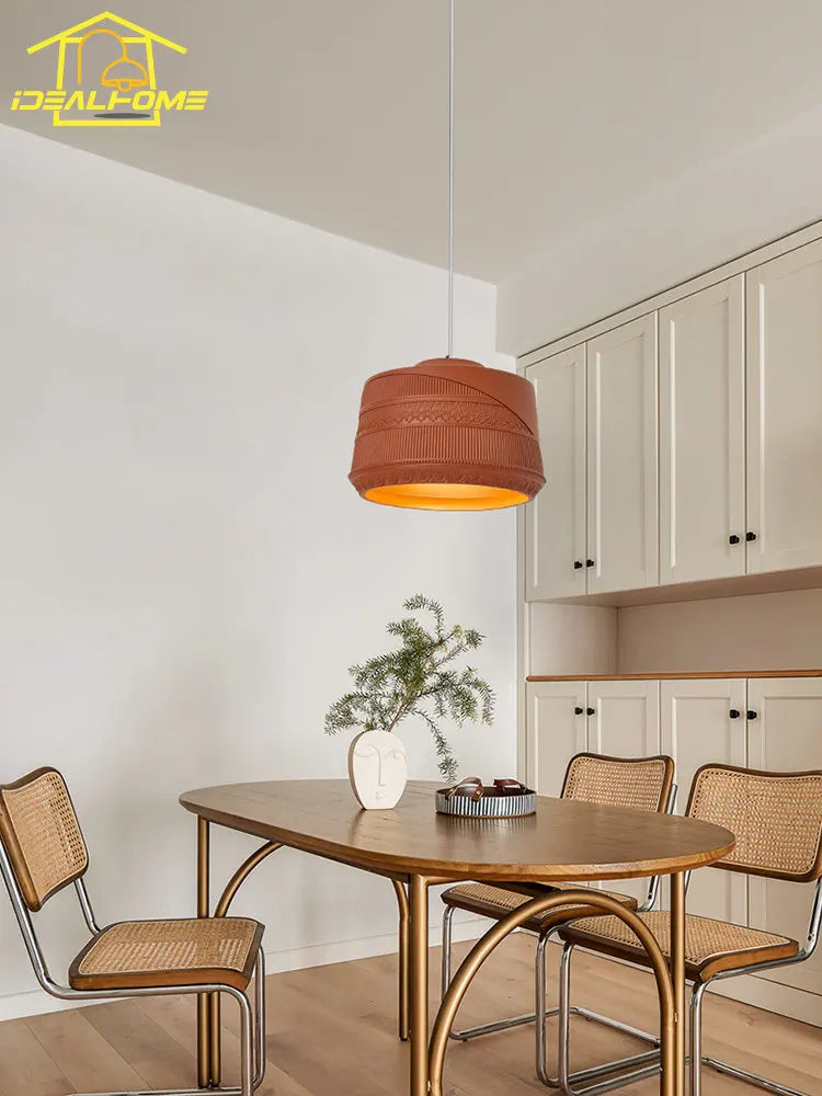 Romantic retro wabi-sabi designer pendant light for restaurant and café