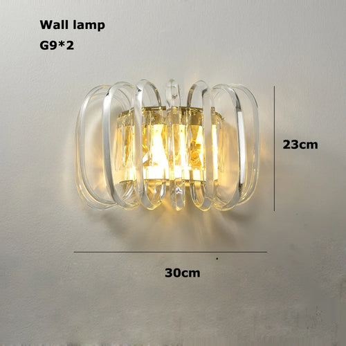 Art deco crystal glass dimmable chandelier 2024 trend - vue 17 sur 17