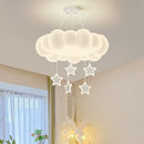 Modern romantic cloud chandelier for children's bedroom interior decoration