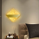 Modern minimalist luxury feather LED wall light