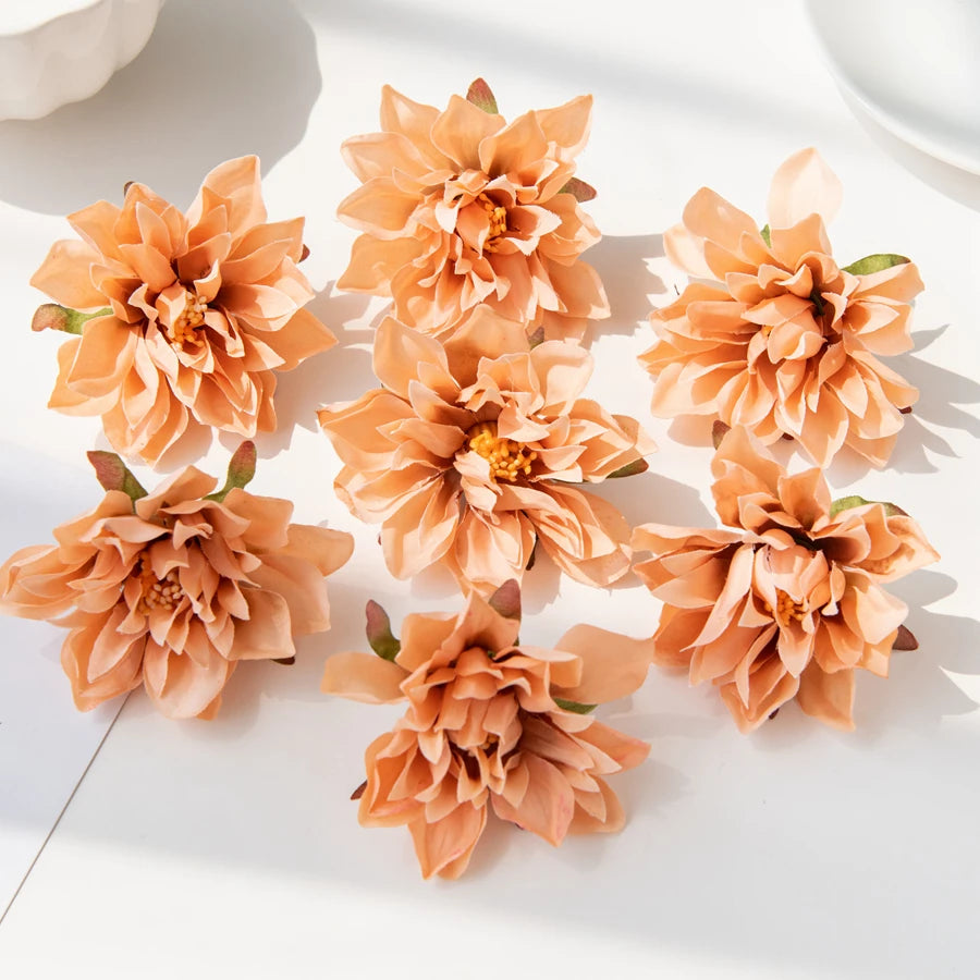 Set of 20 silk wall flowers for varied decoration - vue 13 sur 15