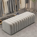 modern design shoe bench with soft and comfortable footrest