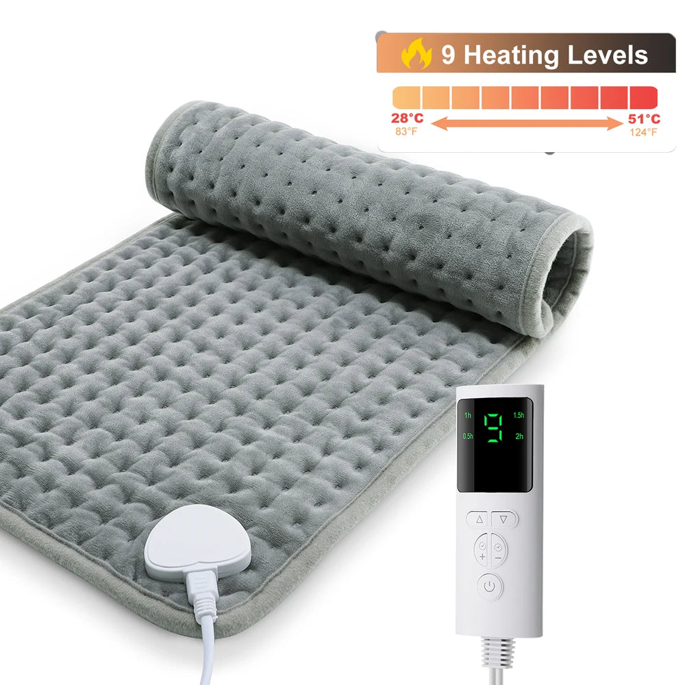 Electric Heating Blanket, Heated Mat Multifunctional Heating Pad for Bed Sofa Warm Winter Thermal Blankets Warmer Home OfficeUse - vue 1 sur 9