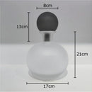 frosted glass vase for artificial flowers modern decoration