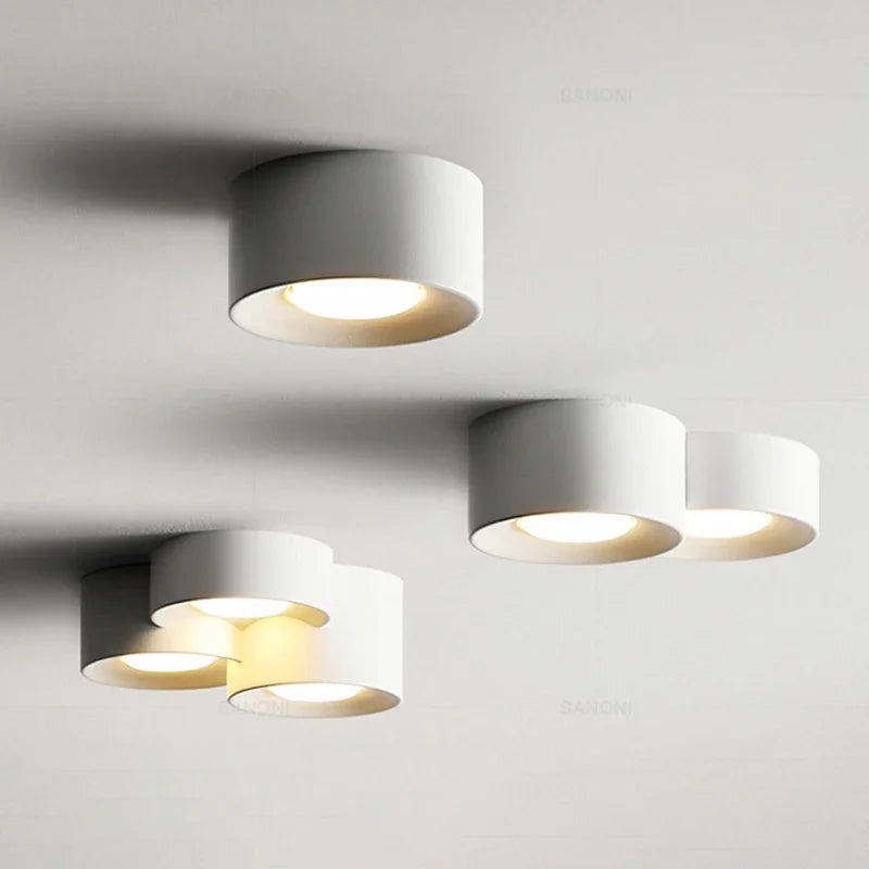 Nordic LED cylinder spotlight chandelier for indoor decoration