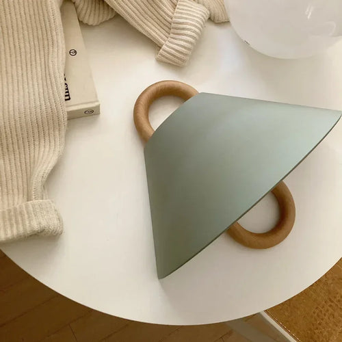 Original solid beech wood wall light - vue 5 sur 13
