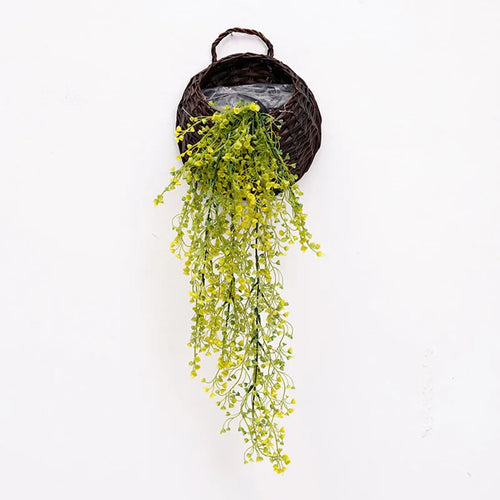 Artificial willow vine wall decoration for home, wedding and balcony - vue 4 sur 7