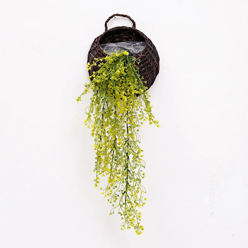 Artificial willow vine wall decoration for home, wedding and balcony - vue 3 sur 7