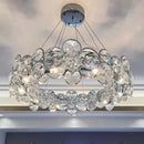 Modern nordic style crystal chandelier for luxurious interiors