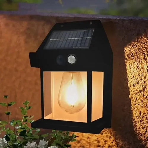 Solar tungsten night lamp with three waterproof modes for garden - vue 7 sur 10