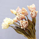 Large baroque silicone tulips luxury decoration for events