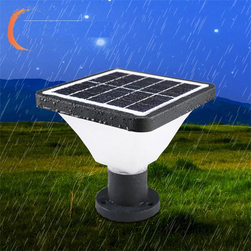 Modern solar lamps for eco-friendly garden decoration - vue 8 sur 8