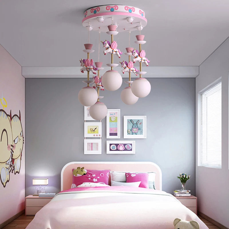 Modern LED pendant light for creative interior decor - vue 5 sur 8