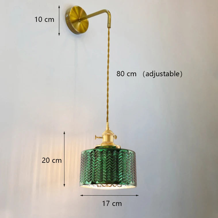 Minimalist glass chandelier creative design hanging light - vue 13 sur 14