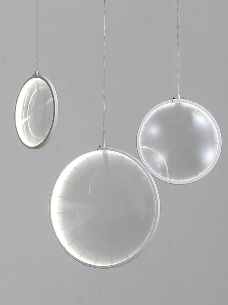 Modern minimalist convex mirror glass ceiling light