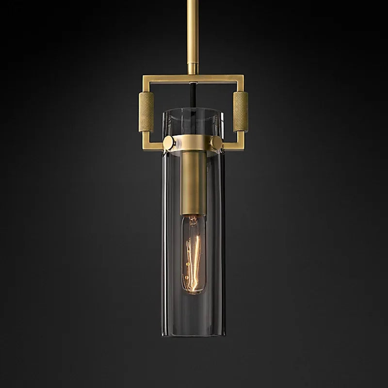 suspension en verre rétro américain style luxe décoratif - vue 9 sur 18