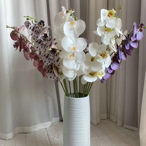 Artificial phalaenopsis decorative orchid for weddings and gardens - vue 4 sur 23