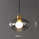 Modern glass pendant light for elegant interiors