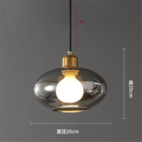 Modern glass pendant light for elegant interiors