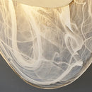 Creative LED glass wall light for art decoration