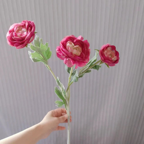Artificial silk flower bouquet for decoration and photo props - vue 12 sur 12