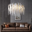 Aluminium pendant light with modern LED indoor lighting