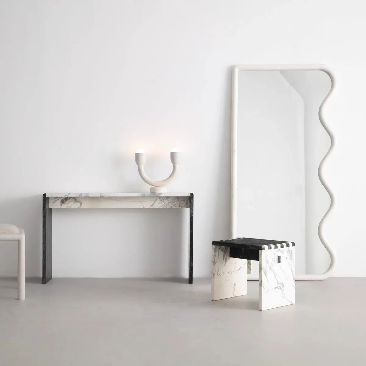 Creative retro wooden wall mirror for interior decor - vue 3 sur 8