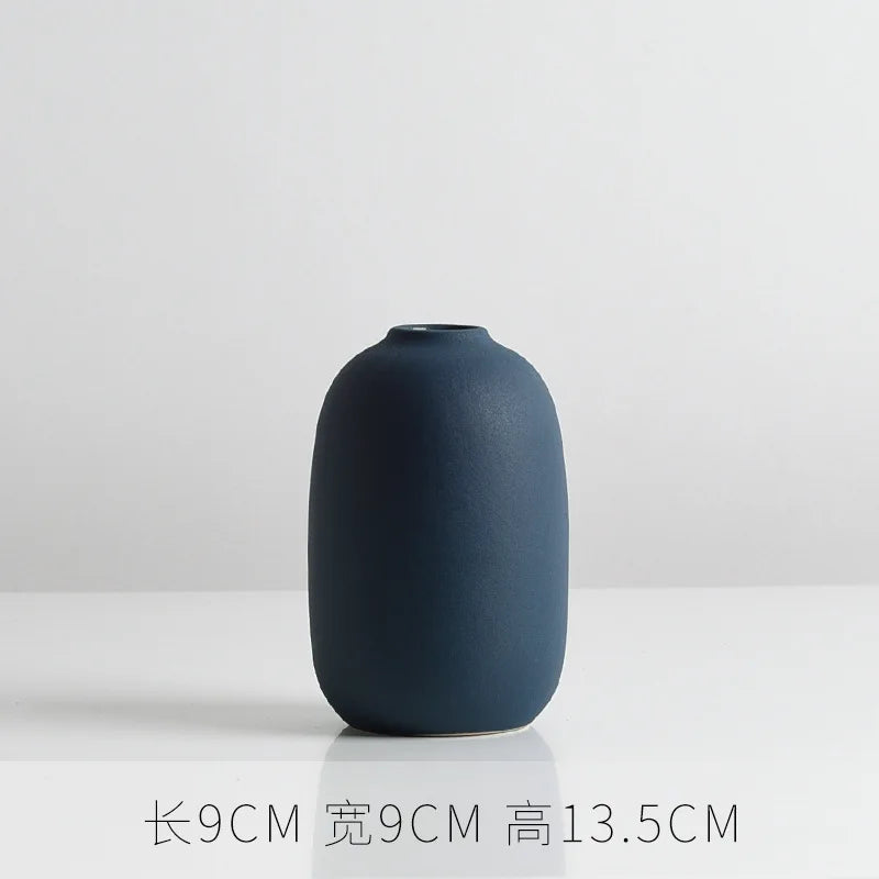small modern decorative ceramic vase for flowers