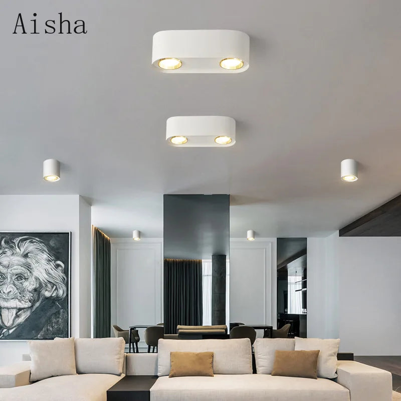 Double head recessed spotlight for indoor lighting - vue 3 sur 14