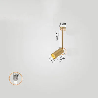 Pole-mounted spotlight for shops and nail salons - vue 15 sur 21