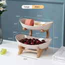 Modern creative fruit plate for snacks and desserts