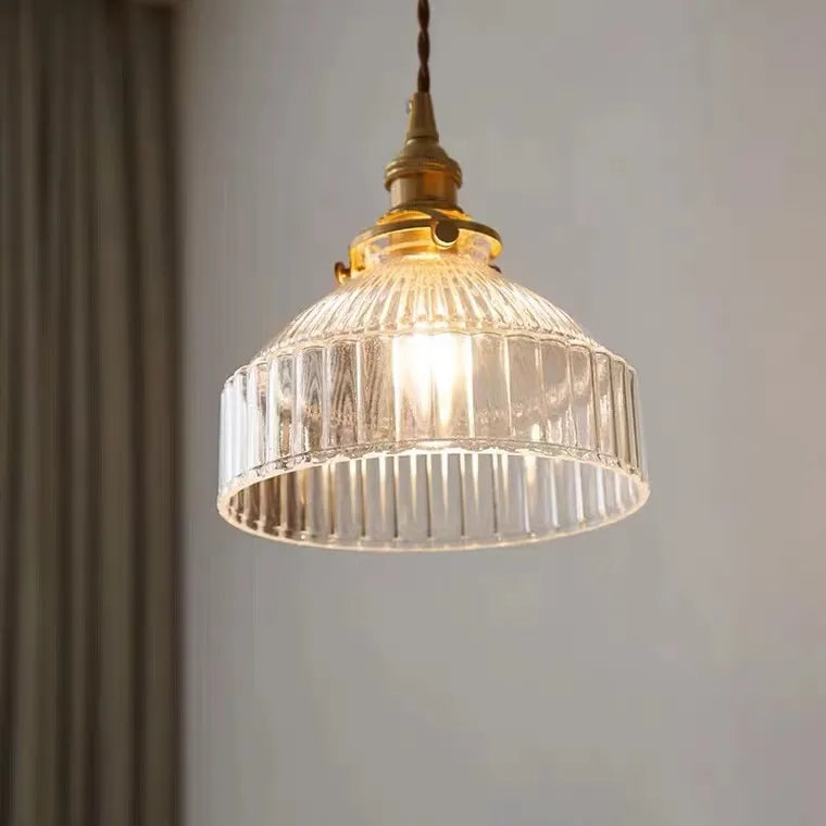 Modern vintage glass wall light for bedroom, mirror, hallway, bedside, cafe, restaurant, switch and plug - vue 6 sur 20