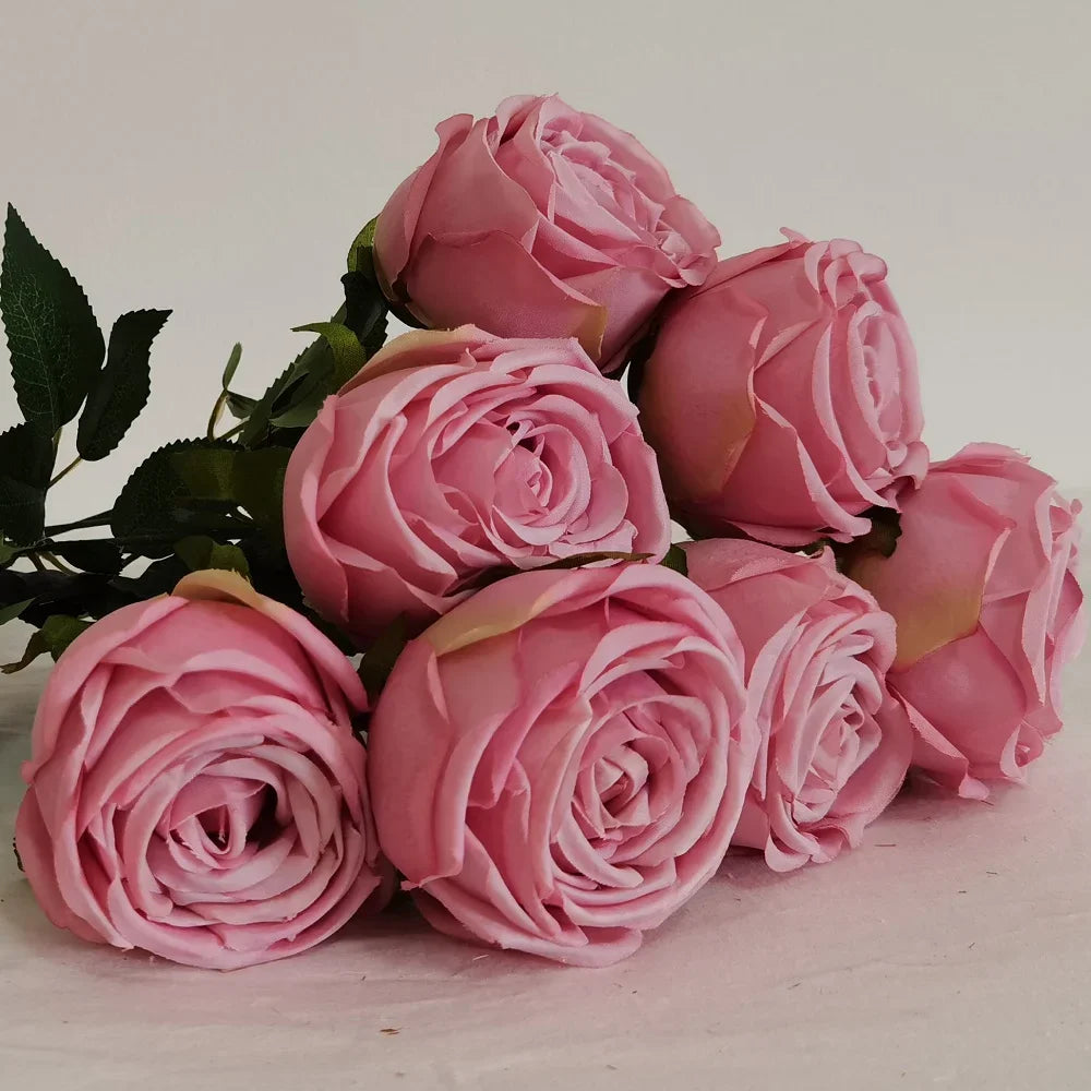 Artificial rose bouquet for weddings and garden decoration