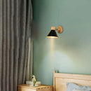 Nordic wooden LED wall light modern home decor
