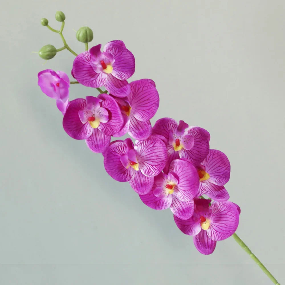 Artificial orchid flower branches for decoration and events