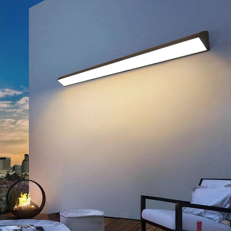 Modern outdoor waterproof LED wall light IP65 for garden, terrace, garage and indoor decoration