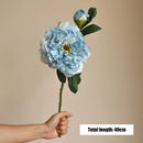 Silk artificial peony bouquet for weddings and home decor