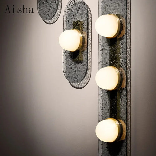 Modern decorative Nordic glass wall light - vue 4 sur 7
