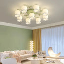 Modern retro cream bedside lamp nordic style 2024