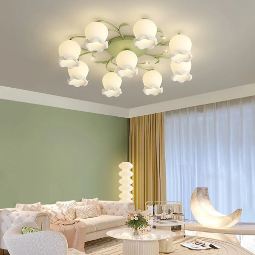 Modern retro cream bedside lamp nordic style 2024 - vue 3 sur 4