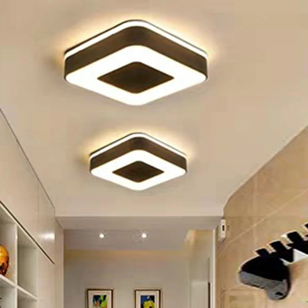 Modern LED ceiling light for hallways, bedrooms, living rooms and corridors - vue 4 sur 7