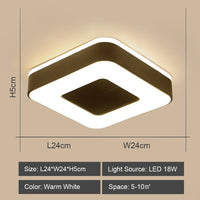 Modern LED ceiling light for hallways, bedrooms, living rooms and corridors