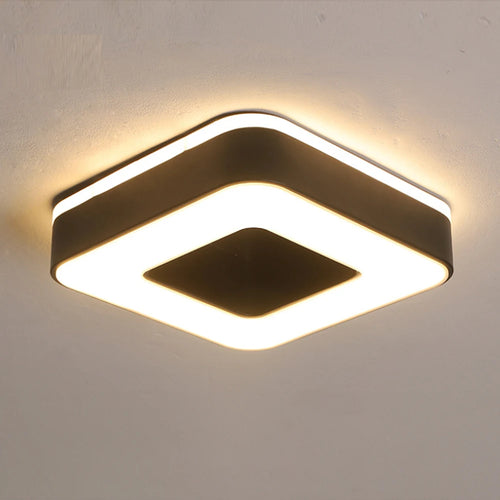 Modern LED ceiling light for hallways, bedrooms, living rooms and corridors - vue 2 sur 7