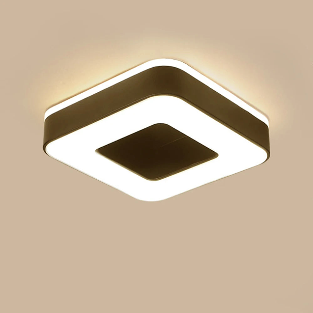 Modern LED ceiling light for hallways, bedrooms, living rooms and corridors - vue 5 sur 7