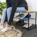 2-tier shoe rack for 6 pairs