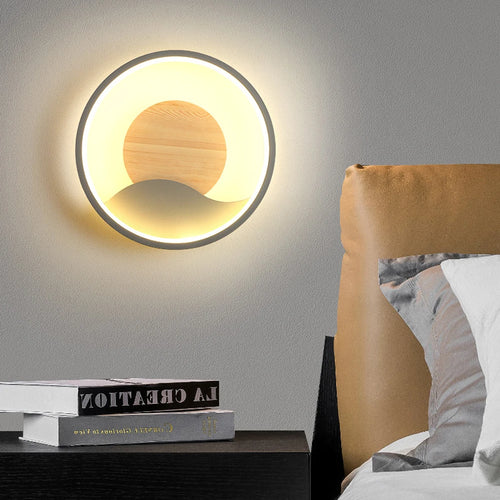 Nordic LED wall light for indoor bedroom and hallway - vue 2 sur 7